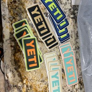 Yeti Sticker pack 23 plus Bundle 5 Stickers NEW